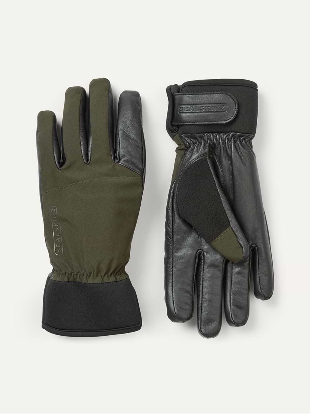 SEALSKINZ Fordham | Unisex Waterproof All Weather Leather Goatskin Gloves Size M